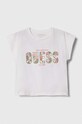 Dětské tričko Guess s elastanem bílá J4GI16.K6YW4.PPYH