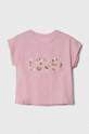 Dětské tričko Guess s elastanem růžová J4GI16.K6YW4.PPYH
