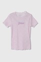 Guess t-shirt dziecięcy wzorzyste różowy J4GI17.KBZP3.PPYH