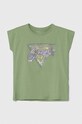 Guess t-shirt dziecięcy aplikacja zielony J4GI21.K6YW4.PPYH