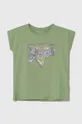 zelená Detské tričko Guess Dievčenský