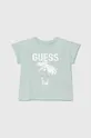 бірюзовий Дитяча футболка Guess Для дівчаток