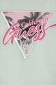 Dziewczynka Guess t-shirt dziecięcy J4GI26.K6YW1.PPYH turkusowy