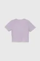 Guess t-shirt in cotone per bambini violetto