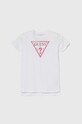 Guess t-shirt dziecięcy z elastanem biały J4GI35.K6YW4.PPYH