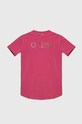 Guess t-shirt dziecięcy aplikacja różowy J4GI38.J1314.PPYH