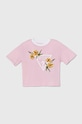 Детска тениска Guess щампа розов J4GI39.K46D1.PPYH
