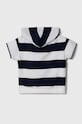 Guess t-shirt bawełniany dziecięcy J4GQ00.KB4K4.PPYH granatowy SS24