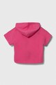 Guess bluza bawełniana dziecięca J4GQ03.KA6R3.PPYH różowy SS24