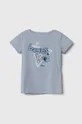 plava Dječja majica kratkih rukava Guess Za djevojčice