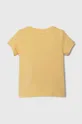 Guess t-shirt dziecięcy żółty