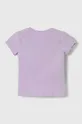 Дитяча футболка Guess фіолетовий