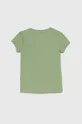 Παιδικό μπλουζάκι Guess πράσινο
