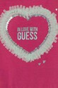 Dziewczynka Guess t-shirt dziecięcy K4GI15.K6YW3.PPYH różowy