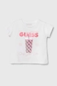 белый Детская футболка Guess Для девочек