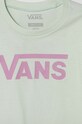 Dziewczynka Vans t-shirt bawełniany dziecięcy GR FLYING V CREW GIRLS VN0A53P2CHF zielony