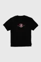 чорний Дитяча бавовняна футболка Vans FLAMINGO SKELETON BFF Для дівчаток