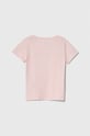 Pepe Jeans tricou de bumbac pentru copii NINA PG503068 roz SS24