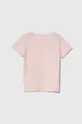 Παιδικό βαμβακερό μπλουζάκι Pepe Jeans NINA ροζ