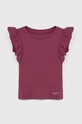 Pepe Jeans tricou copii QUANISE uni violet PG503086