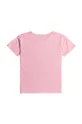 Дитяча бавовняна футболка Roxy DAY AND NIGHT рожевий