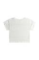 Roxy t-shirt bawełniany dziecięcy SWIMMININTHESTA ERGZT04035 biały SS24