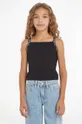 чорний Дитячий топ Calvin Klein Jeans Для дівчаток
