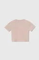 Detské bavlnené tričko Calvin Klein Jeans ružová