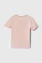 Дитяча футболка Calvin Klein Jeans рожевий