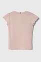 Tommy Hilfiger t-shirt dziecięcy KG0KG07052.116.122.PPYH różowy SS24