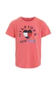 Tommy Hilfiger t-shirt bawełniany dziecięcy różowy