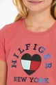 Tommy Hilfiger t-shirt bawełniany dziecięcy Dziewczęcy