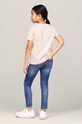 Tommy Hilfiger t-shirt bawełniany dziecięcy KG0KG07855.116.122.PPYH różowy