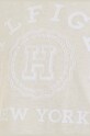 Tommy Hilfiger t-shirt bawełniany dziecięcy beżowy KG0KG07855.128.176.PPYH