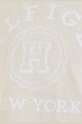 Tommy Hilfiger t-shirt bawełniany dziecięcy beżowy KG0KG07855.128.176.PPYH