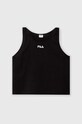 Fila top di cotone bambino BELI MANASTIR cotone nero FAT0250
