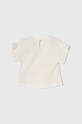 zippy t-shirt bawełniany niemowlęcy 3105930701 biały SS24