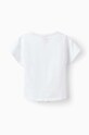 zippy tricou de bumbac pentru copii 3105980101 alb SS24