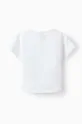 Детская хлопковая футболка zippy белый