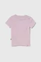Παιδικό βαμβακερό μπλουζάκι Puma ροζ