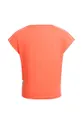 Παιδικό βαμβακερό μπλουζάκι Jack Wolfskin TAKE A BREAK πορτοκαλί