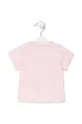 Дитяча бавовняна футболка Tous рожевий