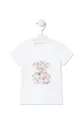 білий Дитяча бавовняна футболка Tous Для дівчаток