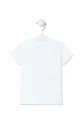 Дитяча бавовняна футболка Tous білий