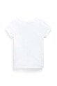 Polo Ralph Lauren tricou de bumbac pentru copii 312833549064 alb AW24