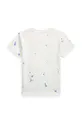 Polo Ralph Lauren t-shirt in cotone per bambini bianco