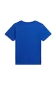 Детская хлопковая футболка Polo Ralph Lauren голубой