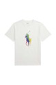 Polo Ralph Lauren t-shirt bawełniany dziecięcy nadruk biały 323925614001