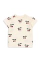 Konges Sløjd tricou de bumbac pentru copii print rosu KS100258