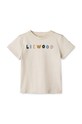 Liewood t-shirt bawełniany dziecięcy Sixten Placement Shortsleeve T-shirt LW18799 beżowy SS24